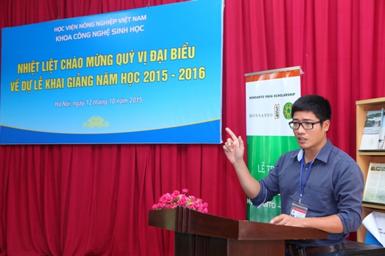 Trao học bổng Monsanto-VNUA cho sinh viên xuất sắc ảnh 3